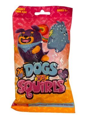 Cepia Dogs vs Squirls Mystery Blind Bag Plush Toy Surprise Bean Bag 4 Inch New